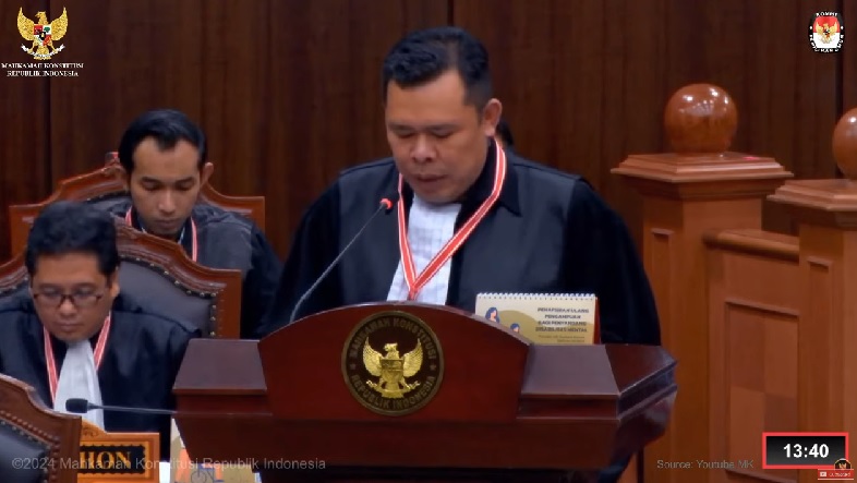 Jawaban Termohon Sidang MK