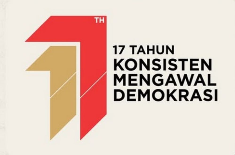 Logo HUT ke-17 Bawaslu