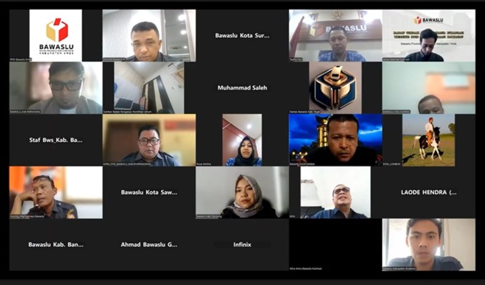 Rapat Pusdatin Bawaslu