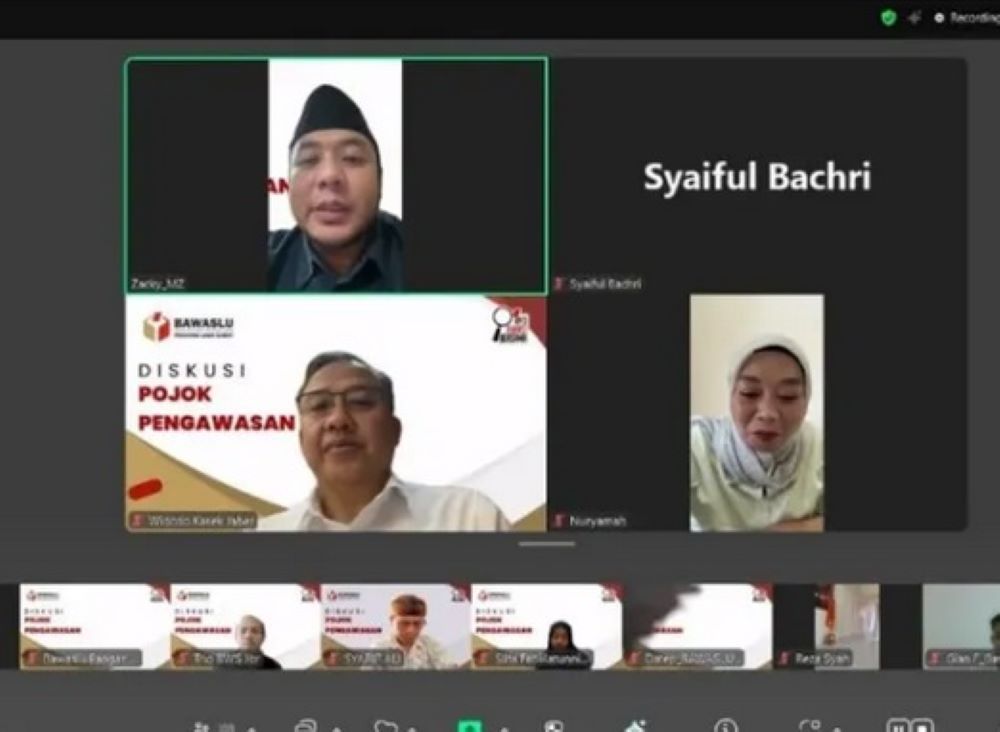 Diskusi Pojok Pengawasan Jabar