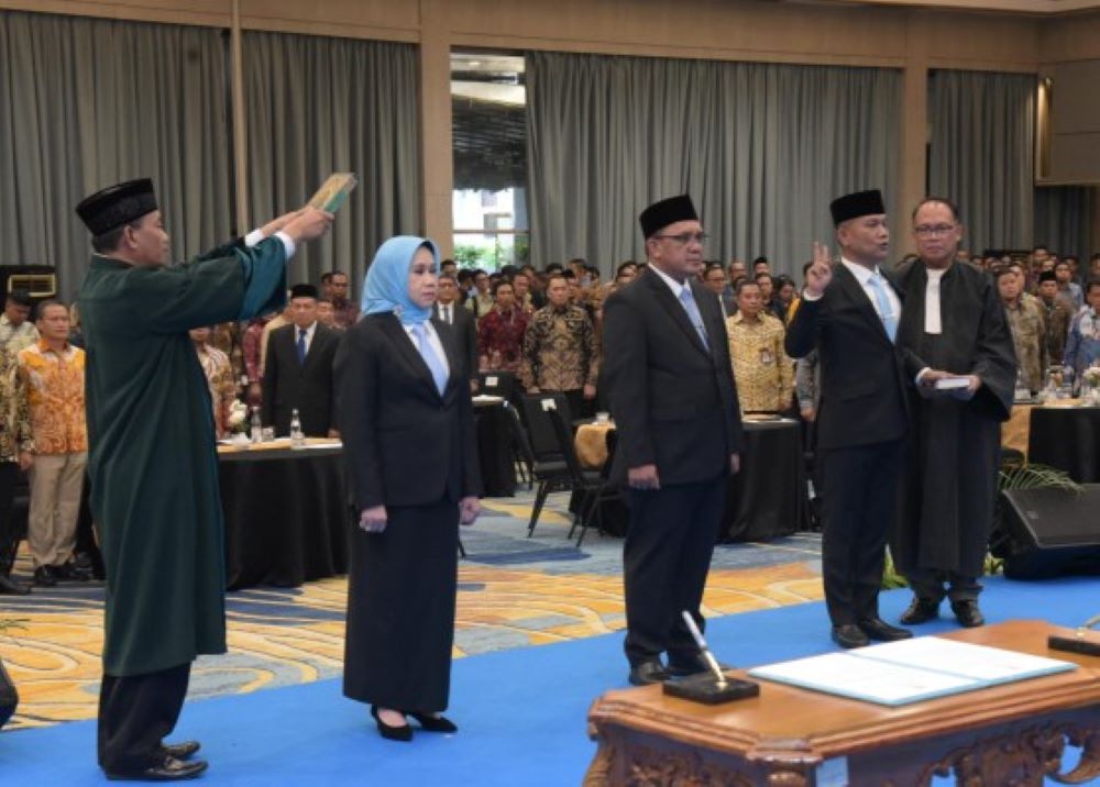 Pelantikan Sekjen Bawaslu