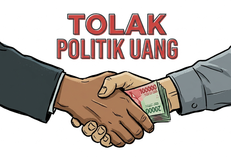 Ilustrasi Tolak Politik Uang