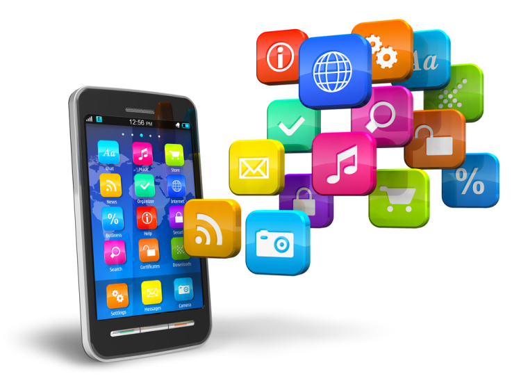 Ilustrasi mobile apps.