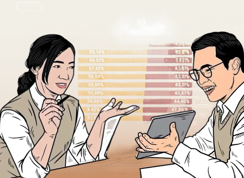 Ilustrasi hasil survey kelompok muda.