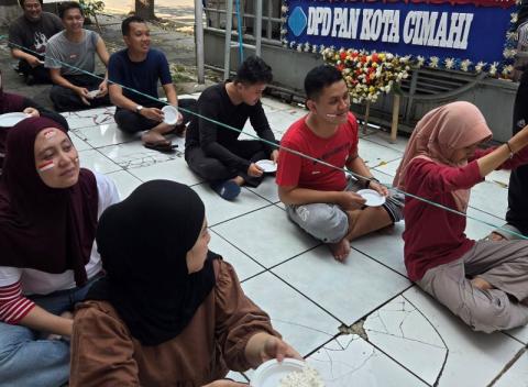 lomba estafet terigu